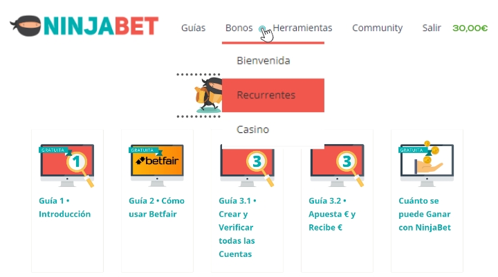 ingresos-extra-ninjabet-matched-betting-apuestas-online-betfair-ofertas-recurrentes